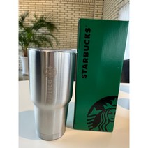 스타벅스 몬스터 대용량 텀블러 910ml 실버에디션, 실버