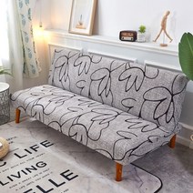 소파커버 쇼파 sofa cover 천갈이 덮개 거실 용 탄성 침대 타월 미끄럼 방지 면, 185cm-200cm, 색상1