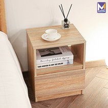 MCOMPANY 선반 엔틱 모던 인테리어 미니 수납장 협탁 침대 옆 침실 거실 보조 간이 원목 틈새 2단 쇼파 서랍장 책상 북유럽 유럽풍 와이드 사이드 테이블 거실장 32*30
