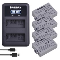 캐논 Canon EOS Rebel XS Rebel T1i Rebel XSi 1000D 500D 450D 용 4Pcs 1500mAh LP-E5 LP E5 배터리 Bateria LED