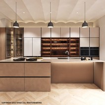 닥터씽크 릴러블키친7 비버브라운 디귿자형 4.5M 이하