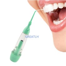 휴대용 구강 세정기 치실 위생 water thread flosser jet 노즐 waterpick 치아 클리너 구강 세척 도구 lv190, 없음