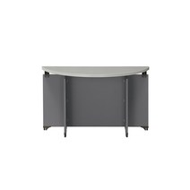 한성 DH 국산 디알 연결형회의테이블 반달형 1200 사무용 회의 연결탁자, 오크샤모니