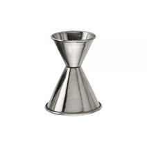 아메리칸 메탈크래프트 J263 바 지거 스테인리스 스틸 1-1/4oz. x 2온스 용량, 1 ¼ oz. x 2 oz.