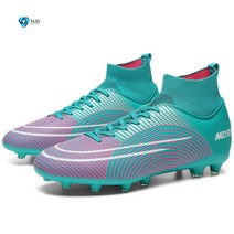 MAY SHOP축구화 남녀 롱 징 앞 스트랩 미끄럼 방지 패션