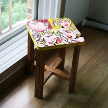미가데코 diy 크로스 스툴 만들기반제품 나무의자, 크로스스툴