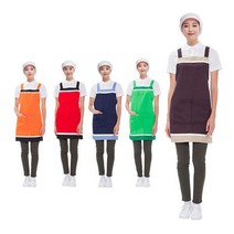 배식앞치마/듀다스/duydas/폴리/위생앞치마/H형, 오렌지