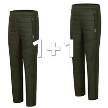 겨울 패딩바지 솜바지 방한 보온 스판 고무 빅사이즈