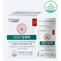 유한양행 와이즈바이옴 당큐락 식후 혈당 상승 억제도움 프로바이오틱스 40억 CFU 30캡슐 1박스, 1개