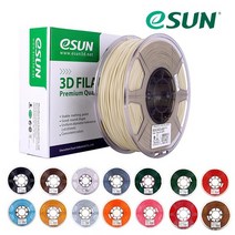 esun 정품 3D 프린터 PLA+필라멘트 1.75mm 1KG, Gray
