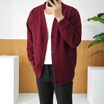 로니제이 남자 드랍 루즈핏 무지 사계절 데일리 가디건