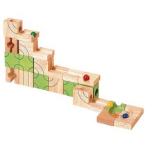 3세 유아동 원목 미로 공굴리기 입체 블록 놀이 어린이집교재 아기선물 집중력 나무교구 완구