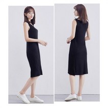 셀러허브 여성패션 [오노마] ONM 여성 여름 데일리 민소매 면 미디움 원피스 치마