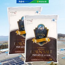 신안비금농협 천일염 굵은소금 3kgx2봉, 2개, 상세설명 참조