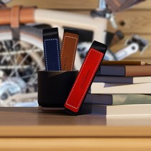 [연남422] 브롬톤 폴딩 벨크로 스트랩 바지 밑단 정리 겸용 이태리 부테로 가죽 사용 (8 colors), 옐로우, 1개