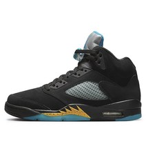 (국내매장판) 나이키 에어 조던 5 레트로 블랙 남성 여성 운동화 신발