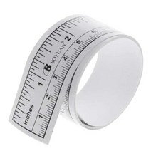 재봉틀 접착식 미싱 줄자 센치 인치 스티커 띠 줄자 90cm 1pcs