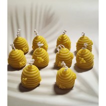 공기정화에 좋은 100%천연항생제 밀랍 캔들 10개 세트