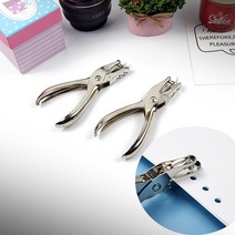 펀치기 펀치기계 구멍뚫는기계 종이펀칭기, 손잡이 1공 펀치 1P