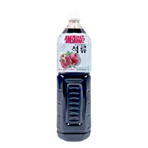 해썹유나인 석류청 1.5리터x1병 쥬스음료베이스, 1병, 1.5L