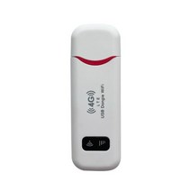 4G LTE 와이파이 라우터 무선 잠금 해제 모뎀 SIM 카드 자동차 동글 포켓 핫스팟 150Mbps USB 모바일 광대역, D, 01 white red