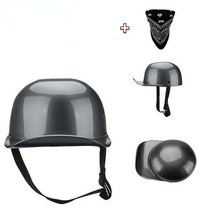 DAYU 빈티지 오토바이 헬멧 오픈 페이스 하프 페이스 헬멧, D