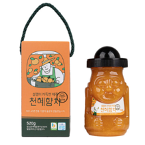 제주 과일청 한라봉 천혜향 레드향 풋귤청 황금향 오미자차 댕유자청 선물 제주도기념품 (320g 520g), 520g, 천혜향차, 1개