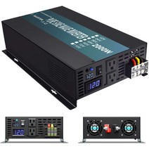 발전기 소형발전기 캠핑용발전기 비상용 2000W 순수 사인파 태양 광 인버터 12V 220V 백업 전원 배터리 발, 01 36V_01 110-120 볼트_04 프랑스