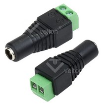 (주)승원전자 터미널변환젠더 DC터미널단자(암) DC5.5mm2.1mm(F) to 2핀 터미널젠더 DC전원에서사용가능 케이블만들기 케이블제작 자동차배터리DC터미널 단자, SJ0013 DC5.5mm-2.1mm(J)-2P터미널 변환단자(암)