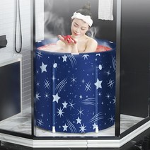후끈후끈 홈사우나 핫스파 이동식 조립식 간이 원룸 목욕통 1인 홀로 미니욕조