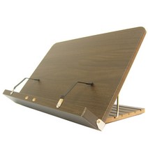 큰뫼독서대 합격생(비취) 33.6cmx23.2cm 휴대용독서대 실용적이고 튼튼한 구조 KS마크 및 친환경인증의 실내가구용 원자재로 제작, 월낫(밤색)