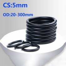 RC 가스켓 메탈 엔진 취미블랙 NBR O 링 10 개/몫 CS 5mm OD20-300mm 고무 씰링 가스켓 와셔 자동차, 13 OD 32mm(10pcs)_01 5mm