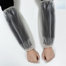socean 원예 서예 쓰기 암 커버 방수 롱 토시 투명 작업용 팔토시 사계절 옷소매 커버 업무 팔카바 암슬리브 오염