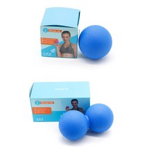 발바닥 뭉친근육 마사지 땅콩볼 /2p 홈트레이닝 허리, 더블 블루