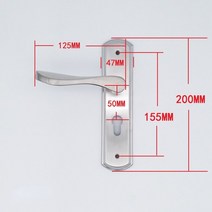 철물점 터닝 도어 손잡이 잠금 스테인레스 스틸 레버 핸들 하우스 슬라이딩 인테리어 키 유니버설 보안 야외 실버 나무 캐비닛, 구리 열쇠, t121-14