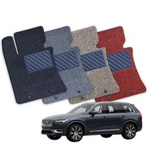 볼보 C30 C40 리차지 전차종 확장형 코일매트 풀세트 CI, C40 리차지 (22년2월-), 그레이 테두리마감