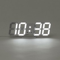 [JAJU/자주] 20N밝기를조절하는스마트LED시계_소, 화이트