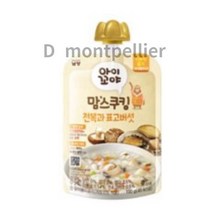 남양 아이꼬야 맘스쿠킹 이유식 100g, 100% 국내산 쌀 전복과 표고버섯, 100개