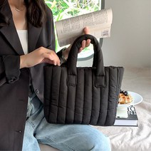 여성 데일리 사각 패딩백 토트백 가방 토드백 여자데일리백 패션토트백