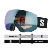 살로몬 라디움 프로 시그마 렌즈 22-23년 모델 스노보드 스키 고글, 블랙 타이즈 SIGMA 렌즈 Blue