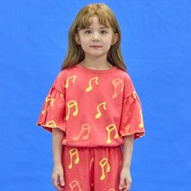 [매직에디션9] 덕콰이어트 멜로디티셔츠 레드 DQ32TS101