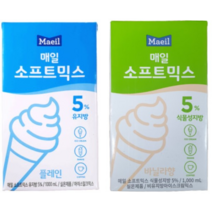 매일 소프트믹스 1000mL 2종 골라담기, 플레인