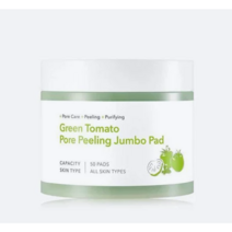 성분에디터 그린토마토 포어 필링 점보 패드 60매 한장으로 끝내는 모공청소 모공수렴 피지 각질개선 모공청소패드 거친 피부결 피부진정, 1개