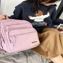 코지 남자 여자 커플 새학기 학생 선물 데일리 백팩