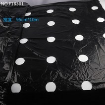 오이망 잡초매트 유공비닐 고구마비닐 멀칭 비닐 천공기 멀칭비닐 유공 비닐하우스자재 농사검정비닐 비닐하우스 농사용비닐 95cm 10m 0.03mm 5holes 정원 야채 56, f18301 95cmx10m