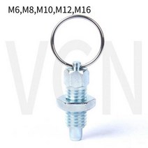 217 핸들 억제 가능한 플런저 스프링 핀 인덱싱 리턴 타입 M6 M8 M10 M12M16 잠금 나사 인덱스 볼트 재고 있음, 01 VCN217-LK_07 M16-10