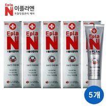 [ 이플라엔 ] 임플란트 케어 전용 치약 180g 치은염 치주염 예방 치석케어 효과 토탈잇몸관리, 180g x 5개