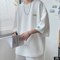 가바바 남성 반팔 트레이닝복 세트 신기한 재질로 계속 손이 갈 것 같은 여름 트레이닝복 세트 G62609