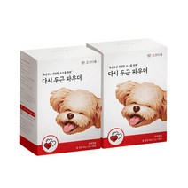 코코다움 다시 두근 파우더 강아지 심장 반려견 기침 면역 노견 영양파우더, 2박스