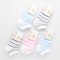 도레미양말 아동 스니커즈 발목 양말 5켤레 유아동양말(잔링글)